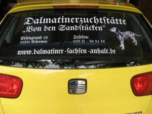 dalmatiner-auto-werbung